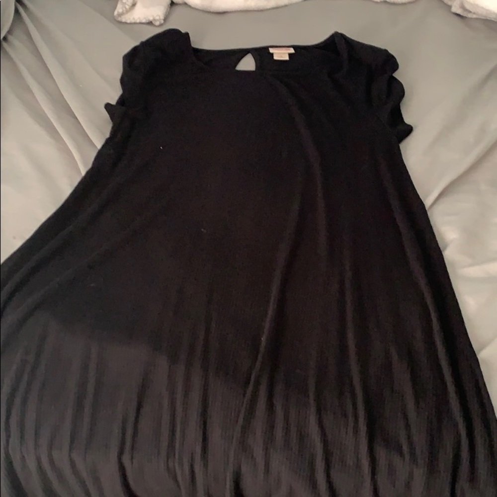 Black mini dress